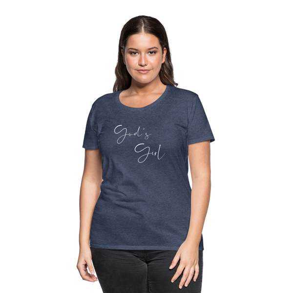 God's Girl Women's Tee - heather blue