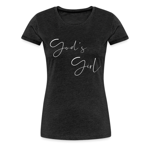 God's Girl Women's Tee - charcoal grey