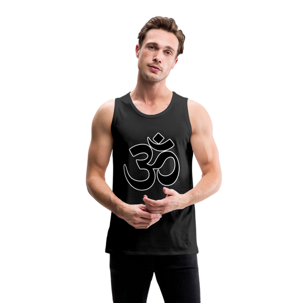 Om Black Design Men’s Premium Tank - black