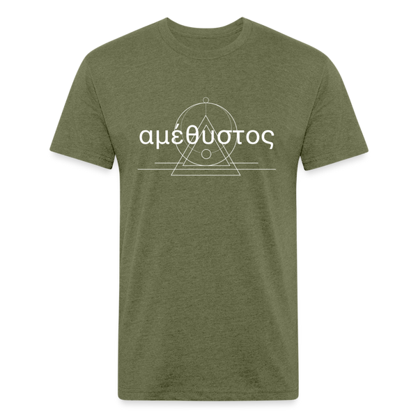 "Sober" TShirt - heather military green