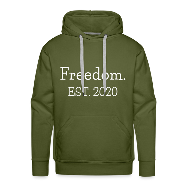 Freedom. EST. 2020 Premium Hoodie - olive green