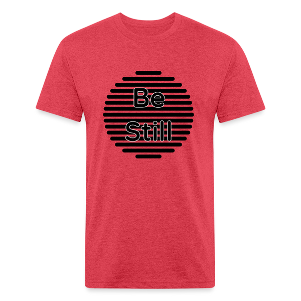 Be Still Circle TShirt - heather red