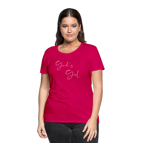 God's Girl Women's Tee - dark pink