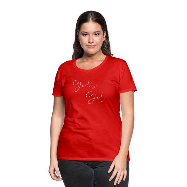 God's Girl Women's Tee - red