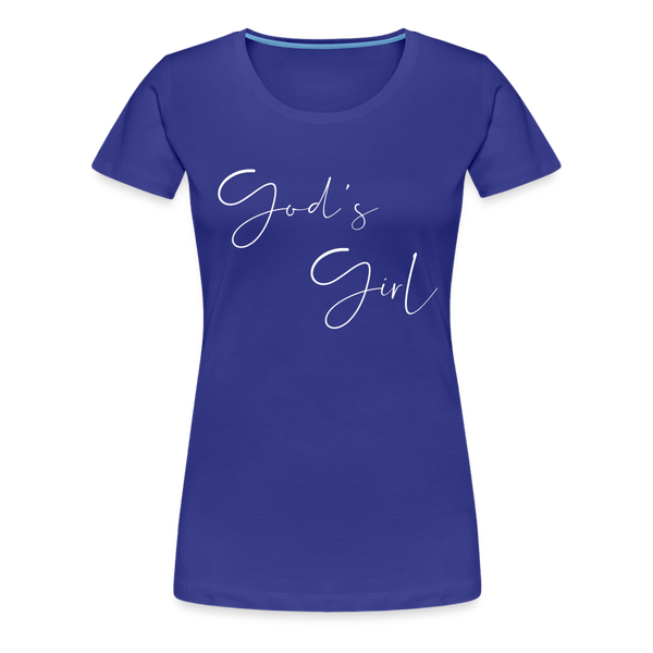 God's Girl Women's Tee - royal blue