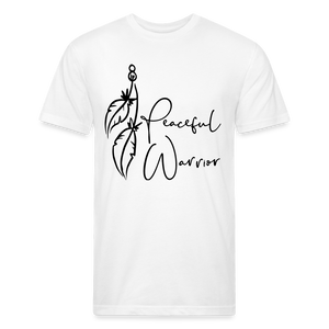 Peaceful Warrior Unisex Tshirt - 6 Color Options - white