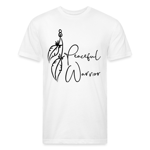 Peaceful Warrior Unisex Tshirt - 6 Color Options - white