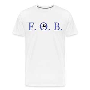 FOB (Color Design) Premium TShirt - white