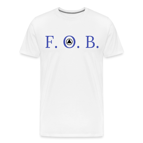 FOB (Color Design) Premium TShirt - white