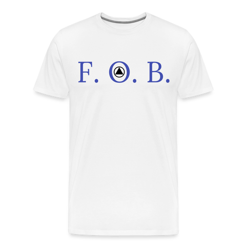 FOB (Color Design) Premium TShirt - white