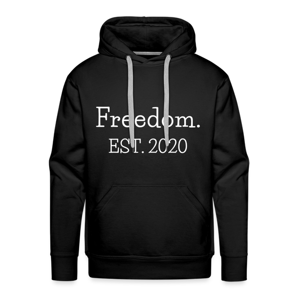 Freedom. EST. 2020 Premium Hoodie - black