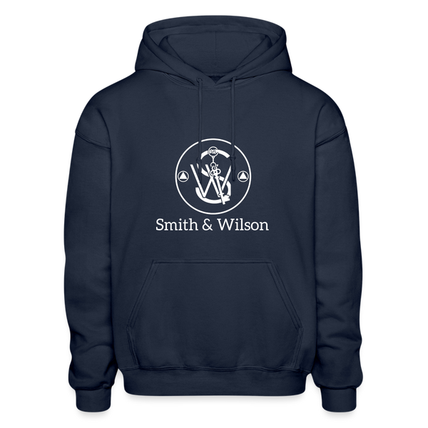 Smith & Wilson Hoodie (Front Only) - navy