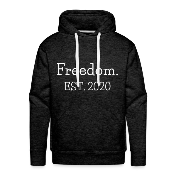 Freedom. EST. 2020 Premium Hoodie - charcoal grey