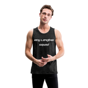 Any Lengths Squad Men’s Tank - charcoal grey