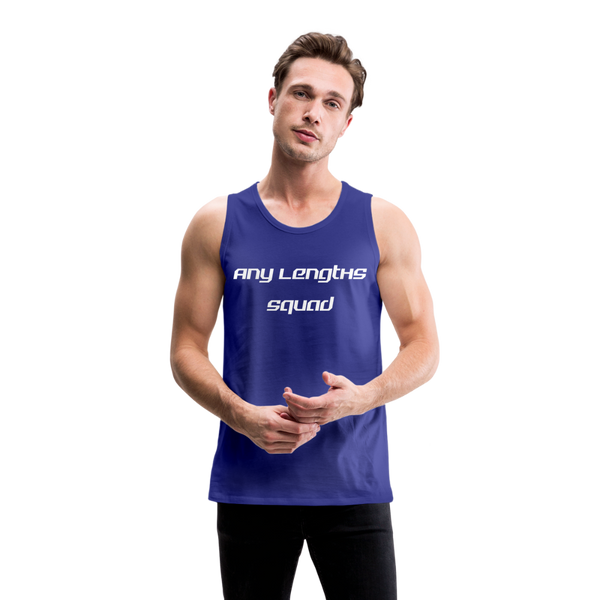 Any Lengths Squad Men’s Tank - royal blue