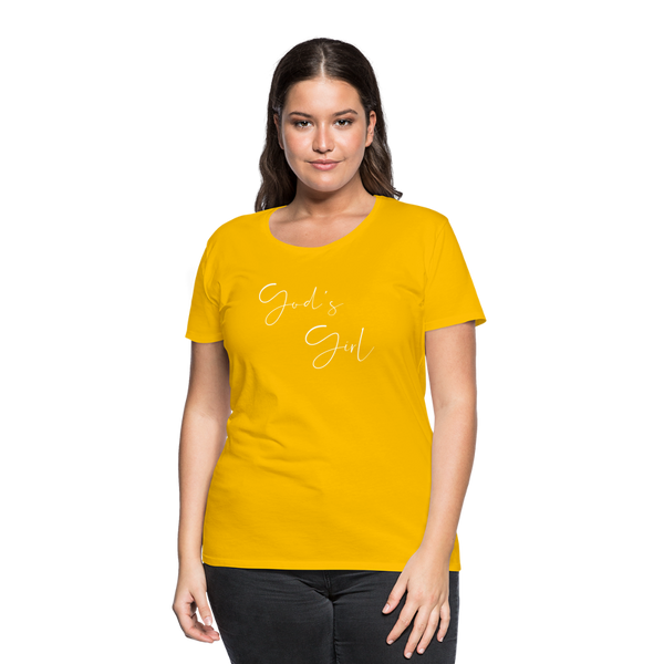 God's Girl Women's Tee - sun yellow