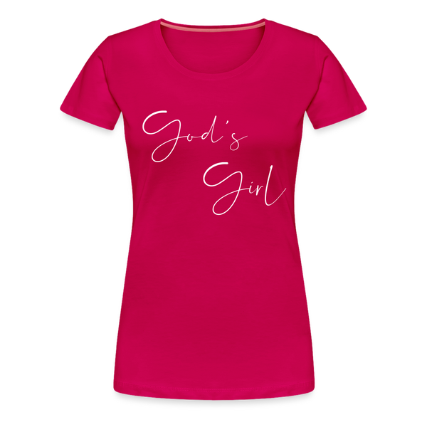 God's Girl Women's Tee - dark pink