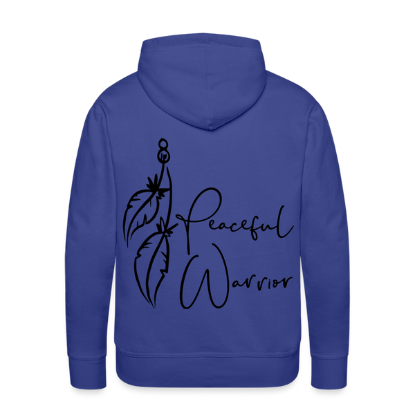 Peaceful Warrior Hoodie - 4 Color Options - royal blue