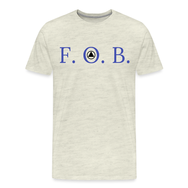 FOB (Color Design) Premium TShirt - heather oatmeal