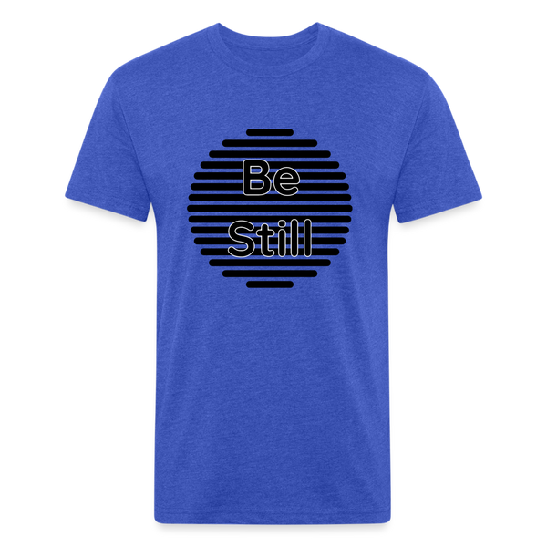 Be Still Circle TShirt - heather royal