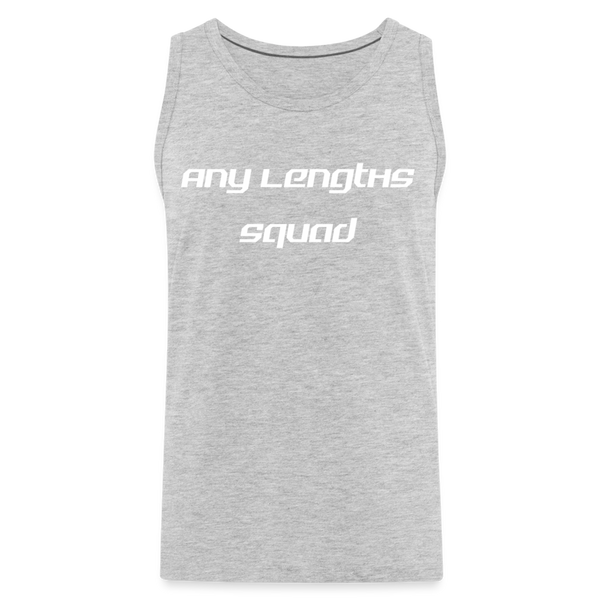 Any Lengths Squad Men’s Tank - heather gray