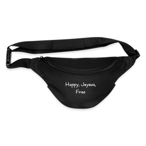 Happy Joyous Free Fanny Pack - black