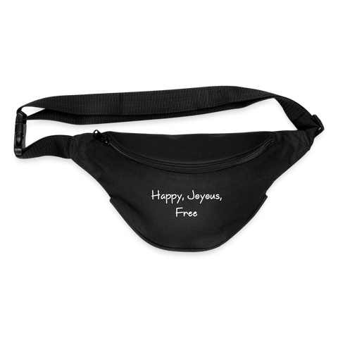 Happy Joyous Free Fanny Pack - black