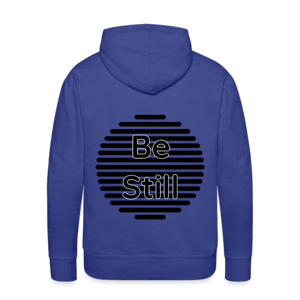 Be Still Circle Premium Hoodie - royal blue