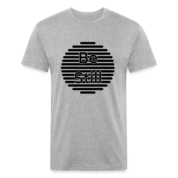 Be Still Circle TShirt - heather gray