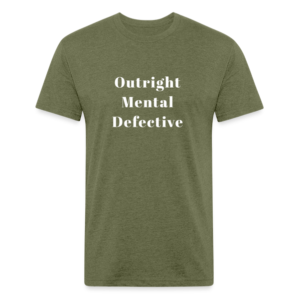 Outright Mental Defective TShirt - heather military green