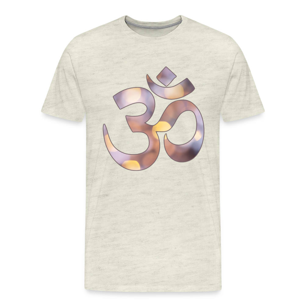 Om TShirt - heather oatmeal