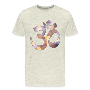 Om TShirt - heather oatmeal