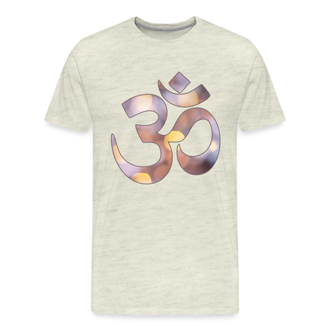 Om TShirt - heather oatmeal