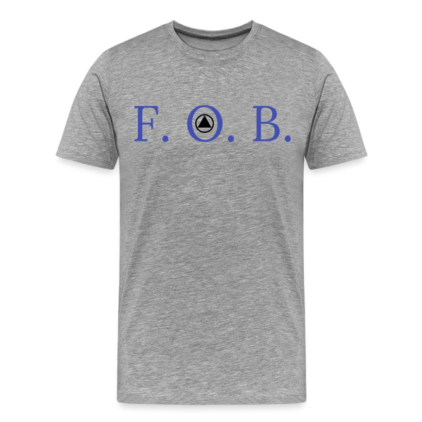 FOB (Color Design) Premium TShirt - heather gray