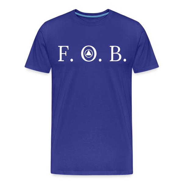 FOB (White Design) Premium TShirt - royal blue