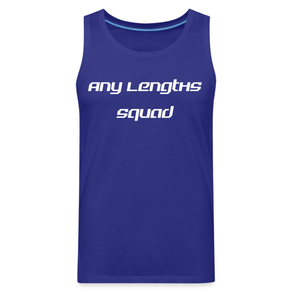 Any Lengths Squad Men’s Tank - royal blue