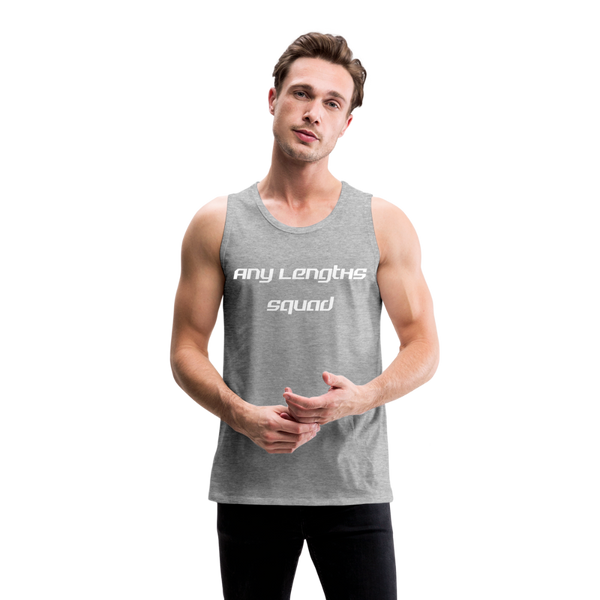 Any Lengths Squad Men’s Tank - heather gray