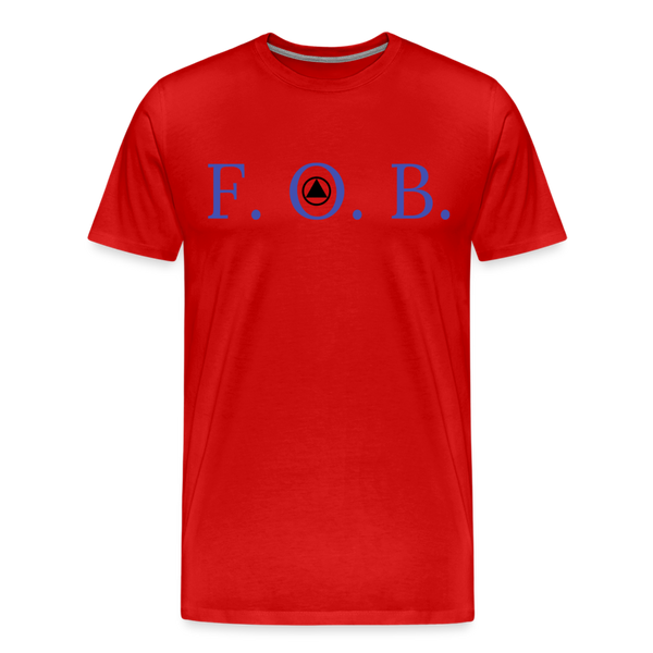 FOB (Color Design) Premium TShirt - red