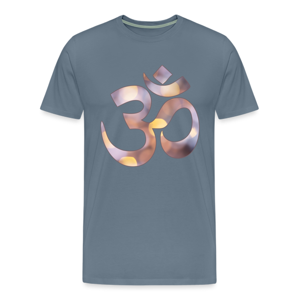 Om TShirt - steel blue