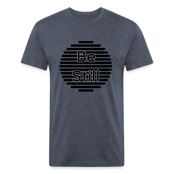 Be Still Circle TShirt - heather navy