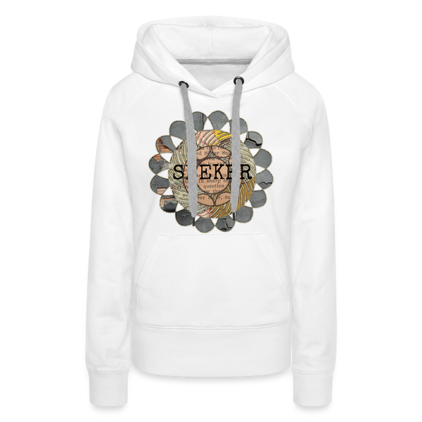 Seeker Premium Hoodie - white