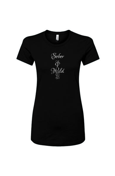  Sober & Wild Women's Slim Fit Tee