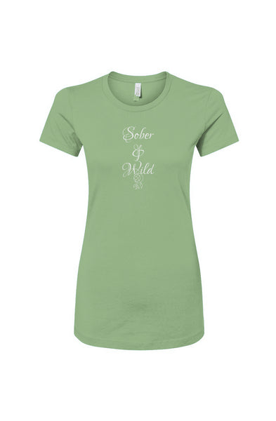  Sober & Wild Women's Slim Fit Tee