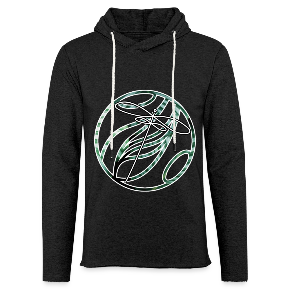 Infinity Dragonfly Terry Hoodie - charcoal grey