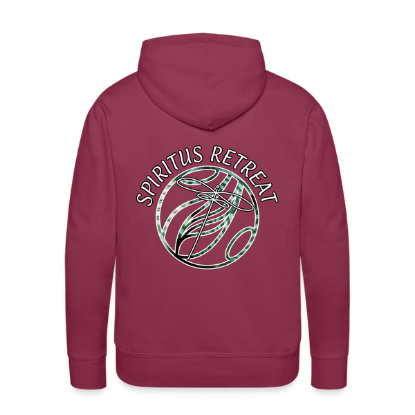 Spiritus Retreat Dragonfly Tribal Design - burgundy