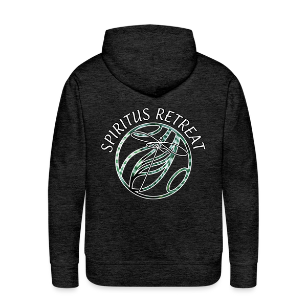 Spiritus Retreat Dragonfly Tribal Design - charcoal grey