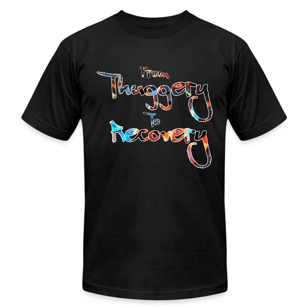 From Thuggery to Recovery TShirt - black