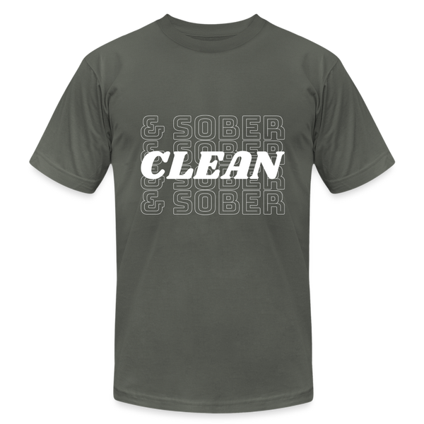 Clean & Sober TShirt - asphalt