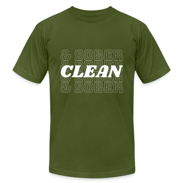 Clean & Sober TShirt - olive