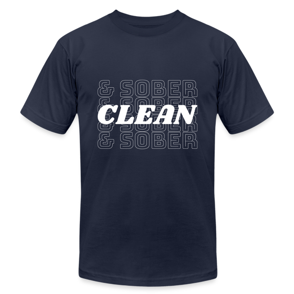 Clean & Sober TShirt - navy